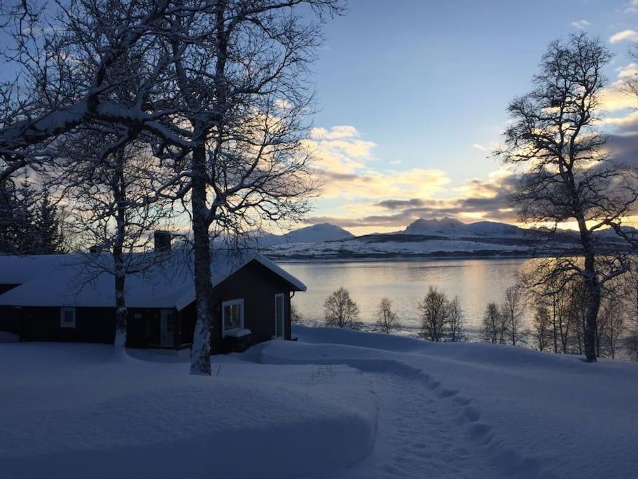 Great House With Amazing Location!!Sea & Mountain View! Villa Kvaloya Exteriör bild