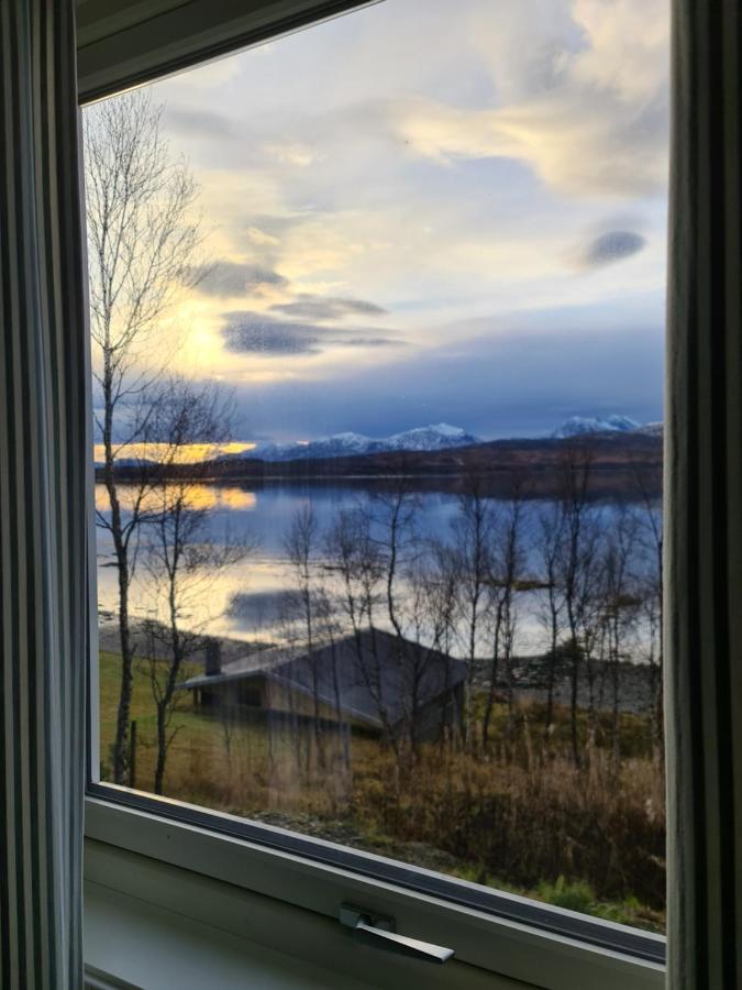 Great House With Amazing Location!!Sea & Mountain View! Villa Kvaloya Exteriör bild